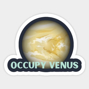 Occupy Venus Sticker